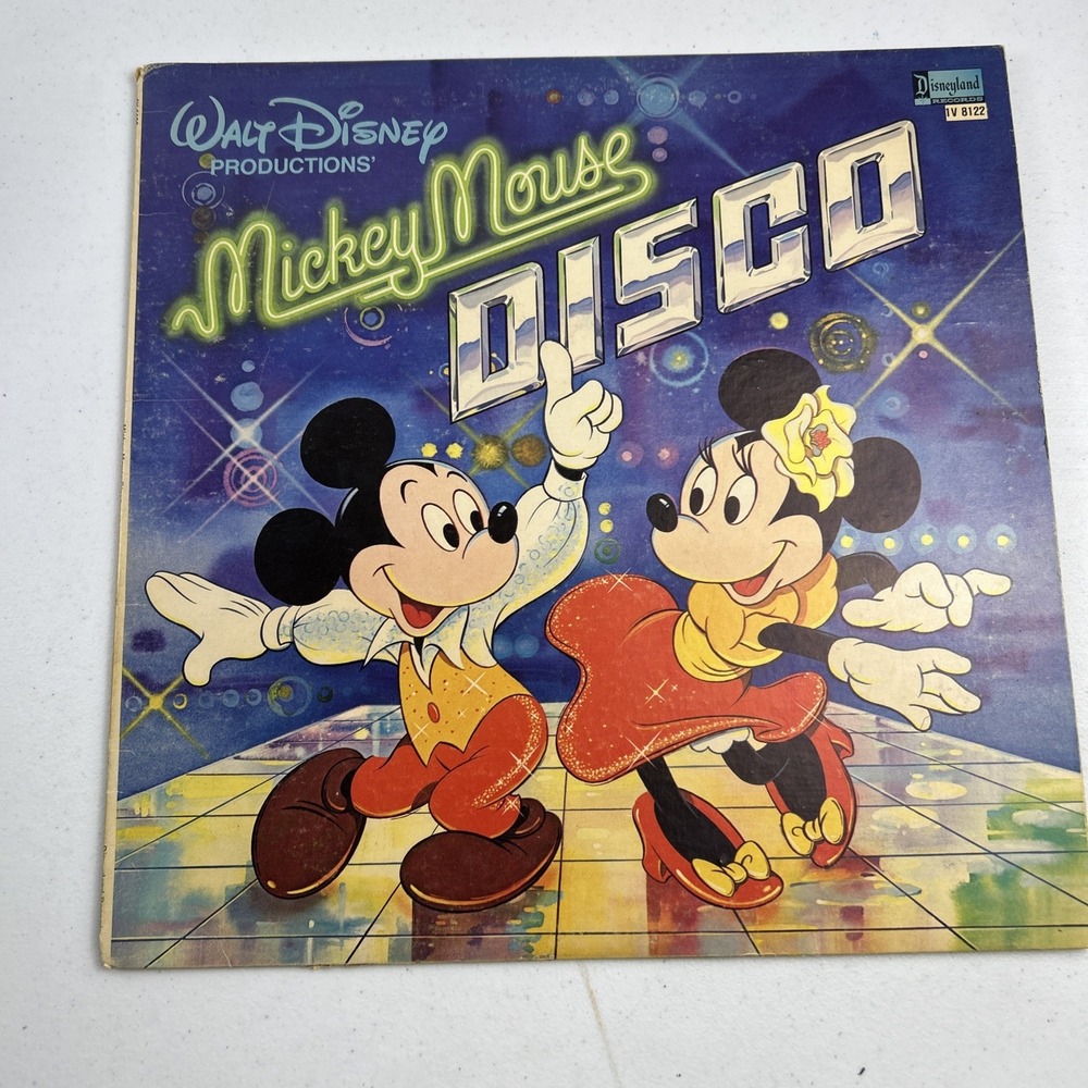 Walt Disney Mickey Mouse Disco Vinyl LP Record 1st Press 1979 Disneyland 2504 VG